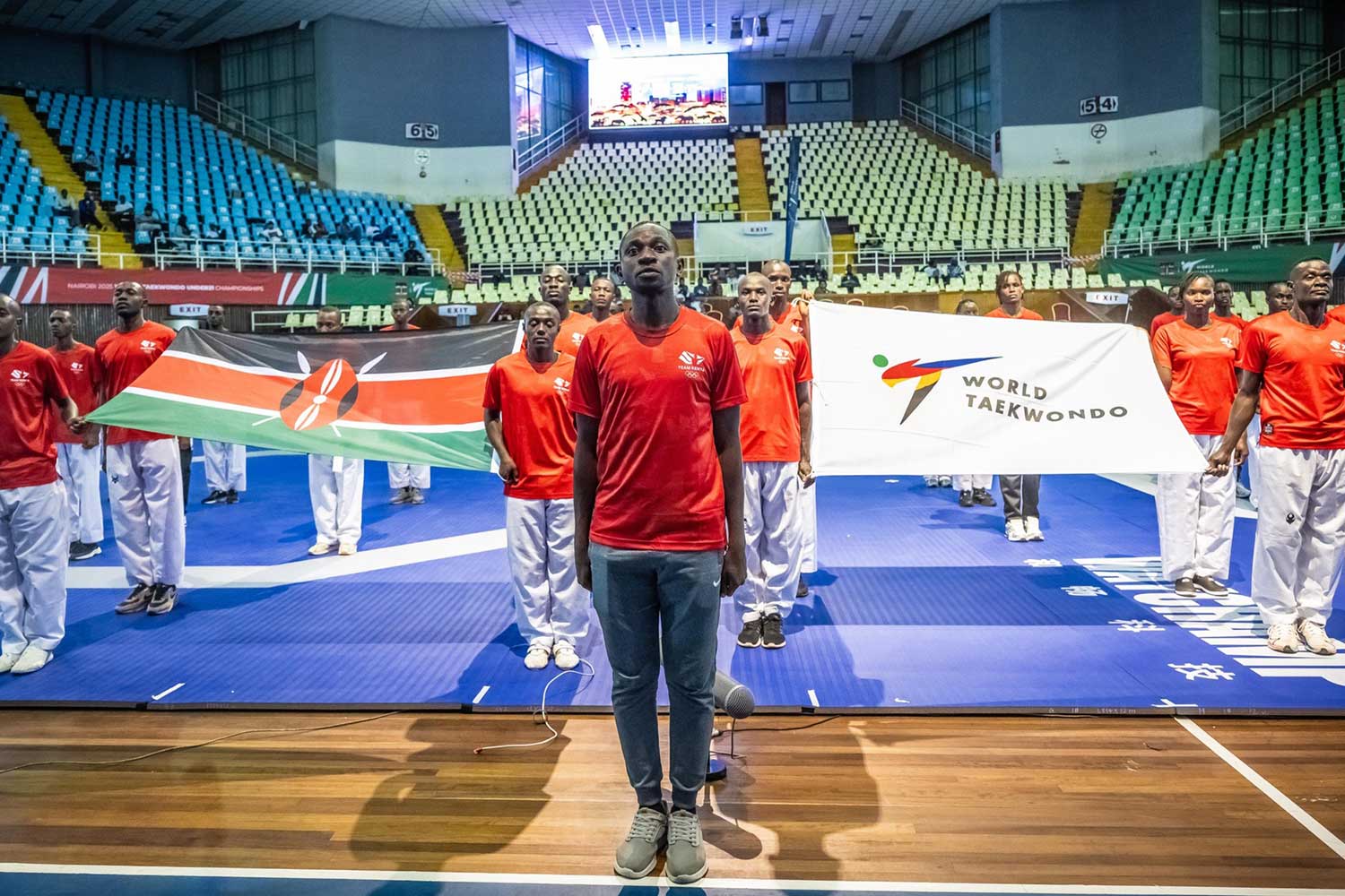 Taekwondo training